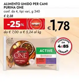 Bennet Alimento umido per cani Purina One offerta