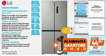 FRIGORIFERO MULTIDOOOR SLIM 474L