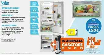 Frigorifero combinato doppio Total No Frost AEROFLOW HARVESTFRESH