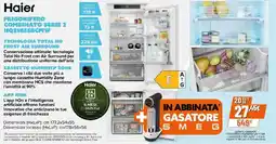 Expert Haier frigorifero combinato serie 2 HQUE1855BCMW offerta