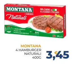 Moderna MONTANA 4 HAMBURGER NATURALI offerta