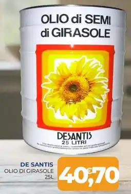 Moderna DE SANTIS OLIO DI GIRASOLE offerta