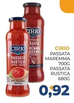 Moderna Cirio Passata Rustica offerta