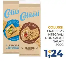 Moderna Colussi Crackers Integrali offerta