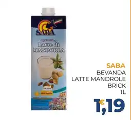 Moderna SABA BEVANDA LATTE MANDROLE offerta