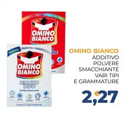 Moderna OMINO BIANCO ADDITIVO POLVERE SMACCHIANTE offerta