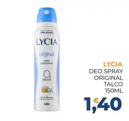 Moderna LYCIA DEO SPRAY ORIGINAL TALCO offerta