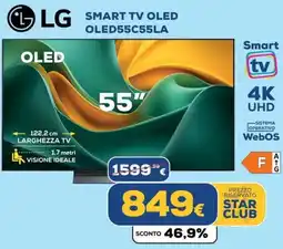 Euronics LG SMART TV OLED OLED55C55LA offerta