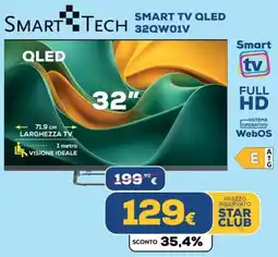 Euronics SMART TECH SMART TV QLED 32QW01V offerta