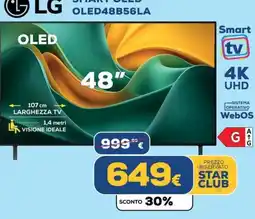 Euronics LG SMART OLED OLED48B56LA offerta