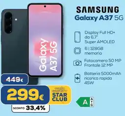 Euronics SAMSUNG Galaxy A37 5G offerta