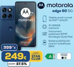 Euronics motorola edge 60 5G offerta