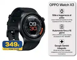 Euronics OPPO Watch X3 offerta