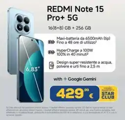 Euronics REDMI Note 15 Pro+ 5G offerta