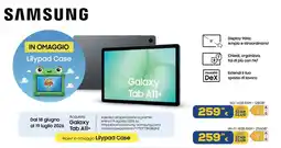 Euronics Samsung Galaxy Tab A11+ offerta