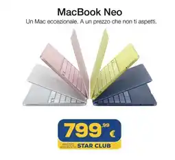 Euronics MacBook Neo offerta