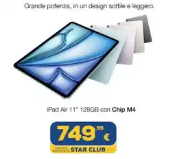 Euronics iPad Air 11" 128GB con Chip M4 offerta