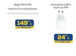 Euronics Apple Pencil Pro offerta