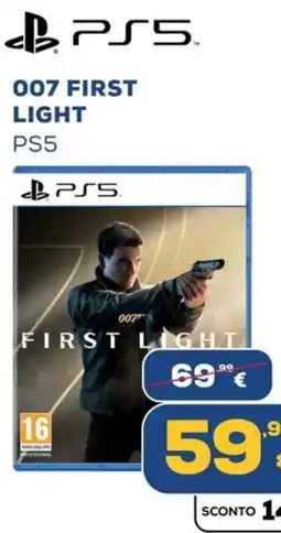 Euronics 007 first light PS5 offerta