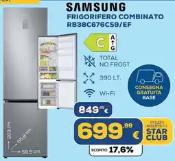 Euronics SAMSUNG FRIGORIFERO COMBINATO offerta