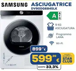 Euronics SAMSUNG ASCIUGATRICE offerta