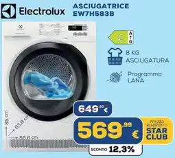 Euronics Electrolux ASCIUGATRICE EW7H583B offerta