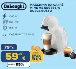 Euronics MACCHINA DA CAFFÉ DOLCE GUSTO offerta
