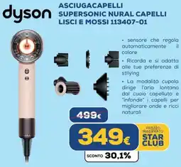 Euronics Dyson Asciugacapelli Supersonic Nural Capelli Lisci e Mossi 113407-01 offerta