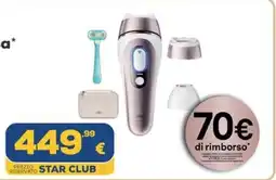 Euronics Braun epilatore offerta