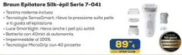 Euronics Braun Epilatore Silk-épil Serie 7-041 offerta