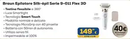 Euronics Braun Epilatore Silk-èpil Serie 9-011 Flex 3D offerta