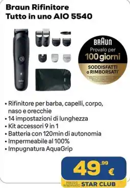 Euronics Braun Rifinitore Tutto in uno AIO 5540 offerta