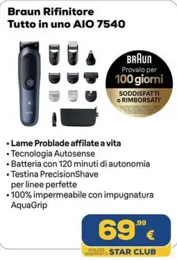 Euronics Braun Rifinitore Tutto in uno AIO 7540 offerta