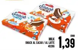 Al Discount milk Snack offerta