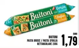 Al Discount Buitoni Pasta Brisee / Pasta Sfoglia Rettangolare offerta