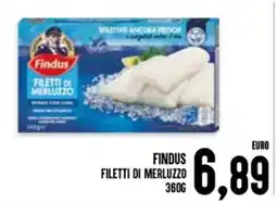 Al Discount Findus Filetti di Merluzzo offerta