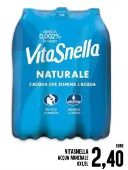 Al Discount VitaSnella Acqua Minerale offerta