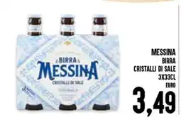 Al Discount Birra Messina Cristalli di Sale offerta