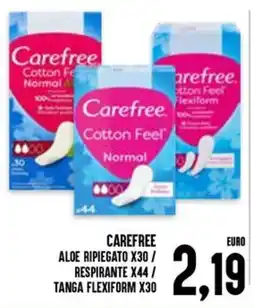 Al Discount Carefree Cotton Feel Normal offerta