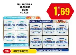 Adhoc PHILADELPHIA CLASSICA LIGHT offerta