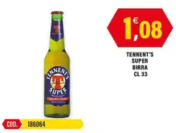 Adhoc Tennent's Super Birra offerta