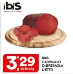 Sisa IBIS CARPACCIO DI BRESAOLA offerta