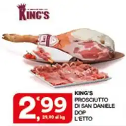 Sisa KING'S PROSCIUTTO DI SAN DANIELE DOP offerta