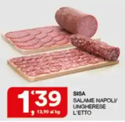Sisa SISA SALAME NAPOLI/UNGHIERESE offerta