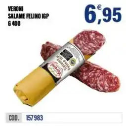 Adhoc VERONI SALAME FELINO IGP offerta