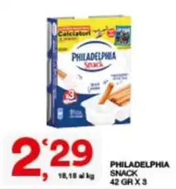 Sisa PHILADELPHIA Snack offerta
