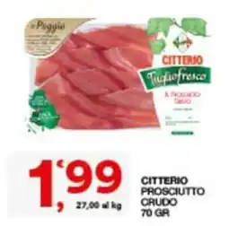 Sisa CITTERIO PROSCIUTTO CRUDO offerta