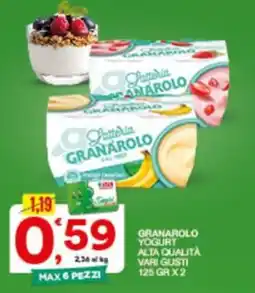 Sisa Granarolo Yogurt offerta