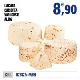 Adhoc LA CAVA CACIOTTA offerta