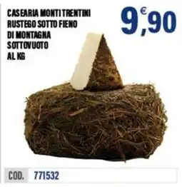 Adhoc CASEARIA MONTI TRENTINI RUSTEGO SOTTO FIENO DI MONTAGNA offerta